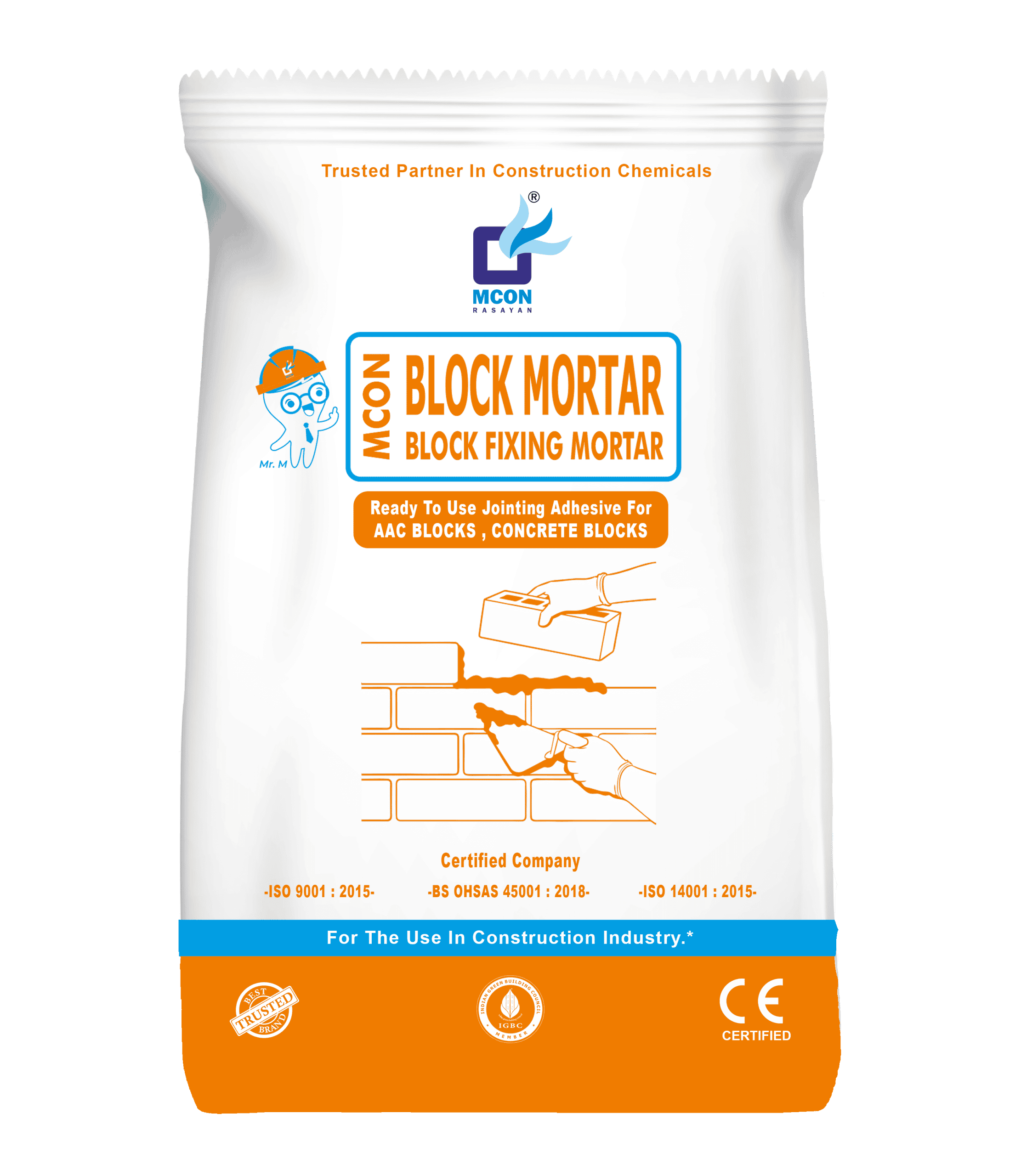 MCON Block Mortar 1 MCON BLOCK MORTAR