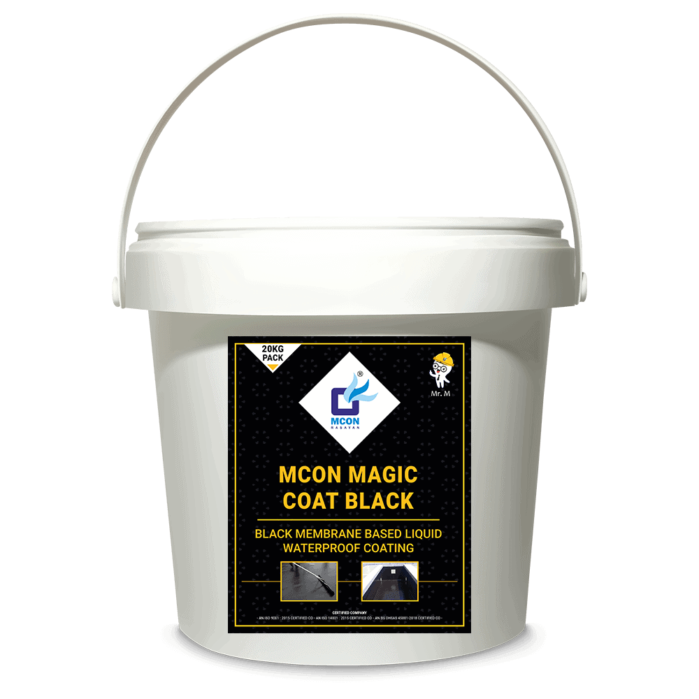 MCON Magic Coat Black 1 MCON Magic Coat black waterproofing coating