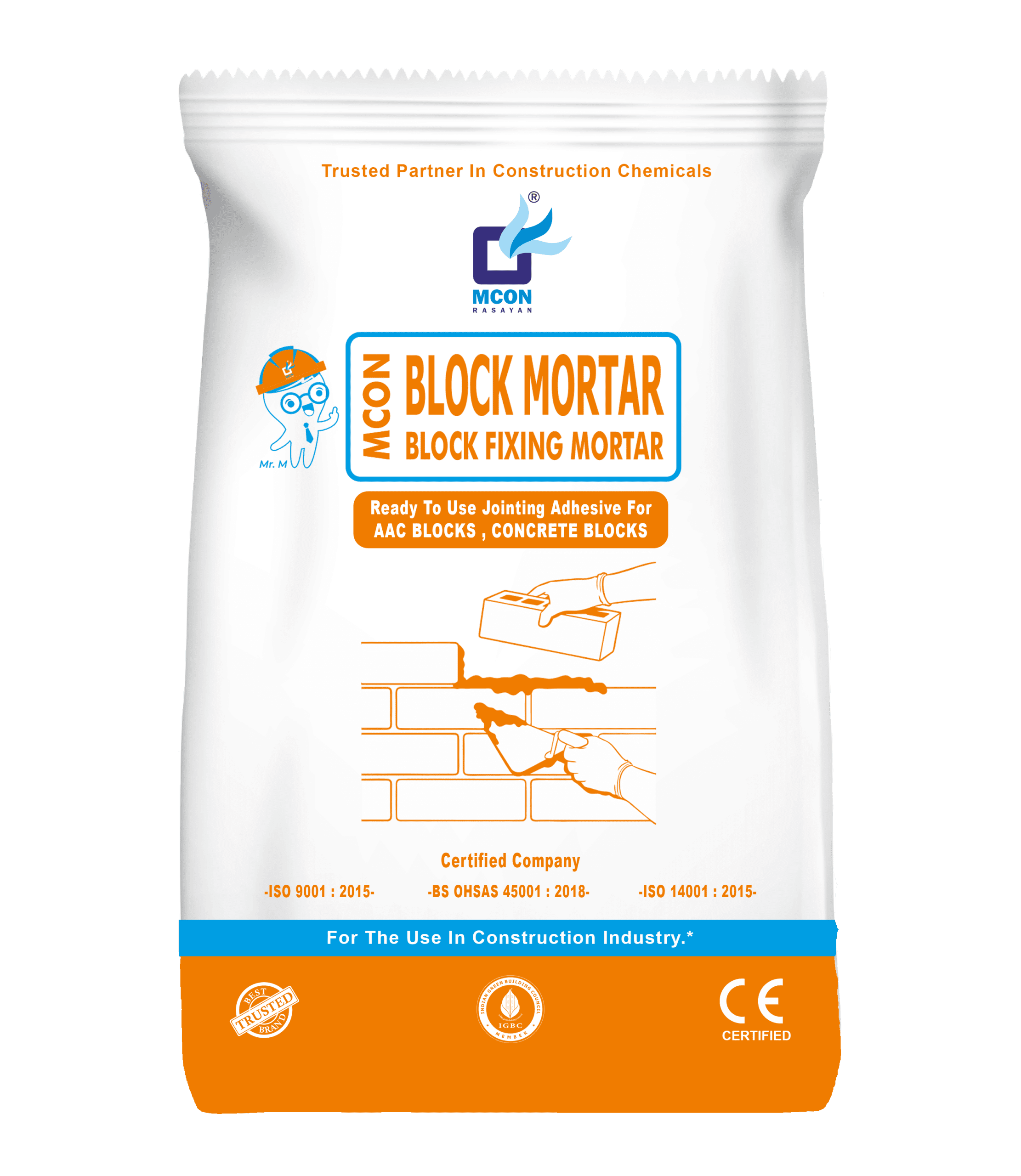 MCON Block Mortar 1 MCON BLOCK MORTAR